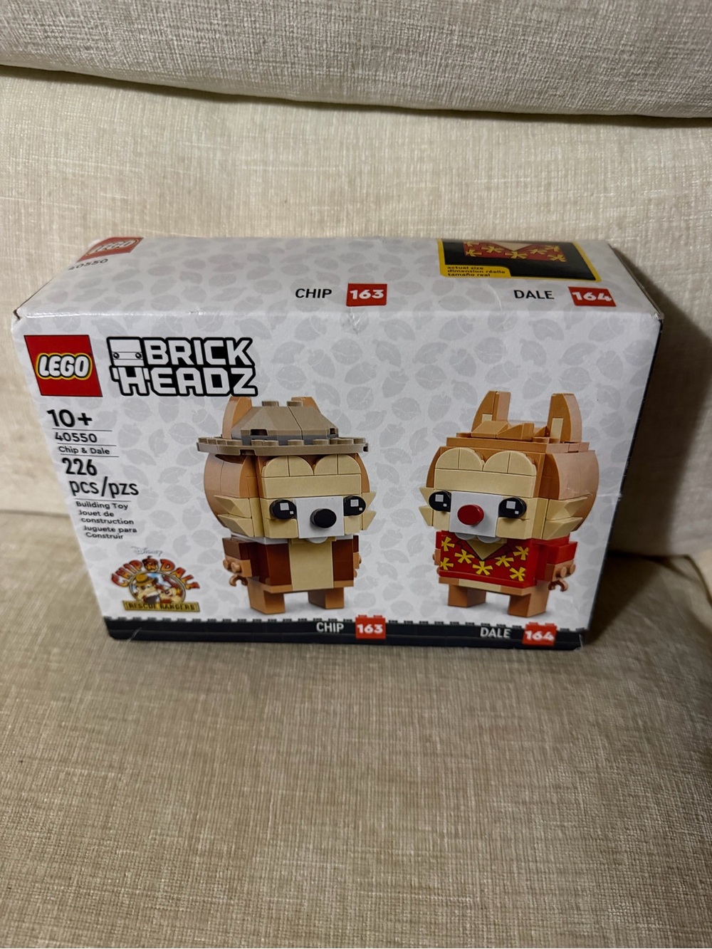 LEGO BrickHeadz Chip & Dale Set - Brown, Tan & Red